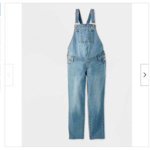 Isabel Maternity Denim Maternity Overalls - Medium Blue - Size 2 - NWT